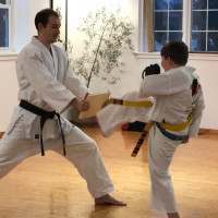 Carter gets his Orange Belt