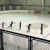 Meg Figure Skating Practice